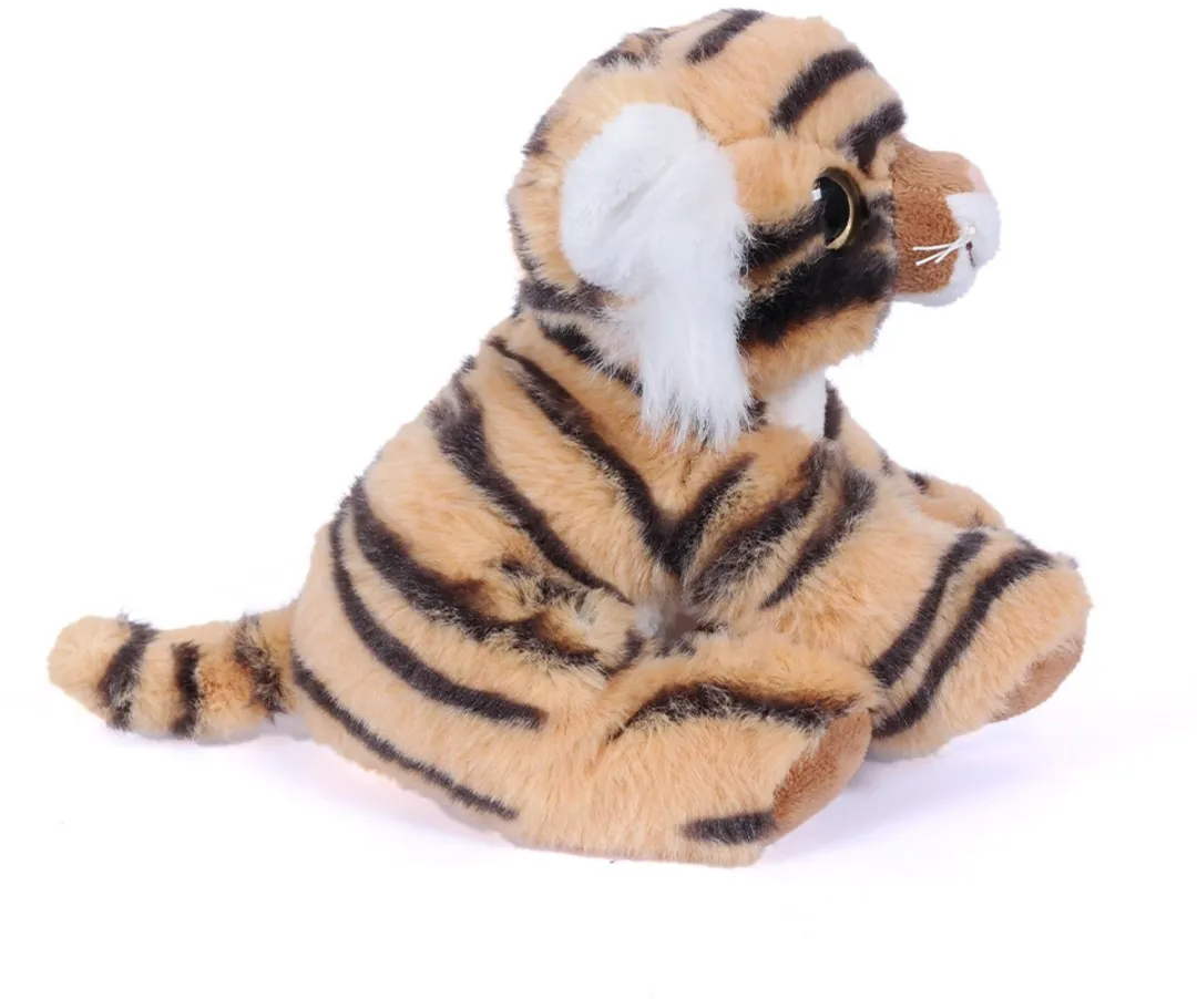 PIA Soft Toys Pluche Tijger - 16 cm - Bruin