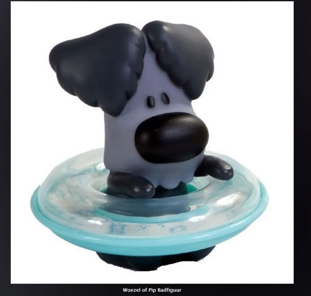 Rubo Toys Woezel en Pip Badfiguur Zwemband - Geel/Blauw