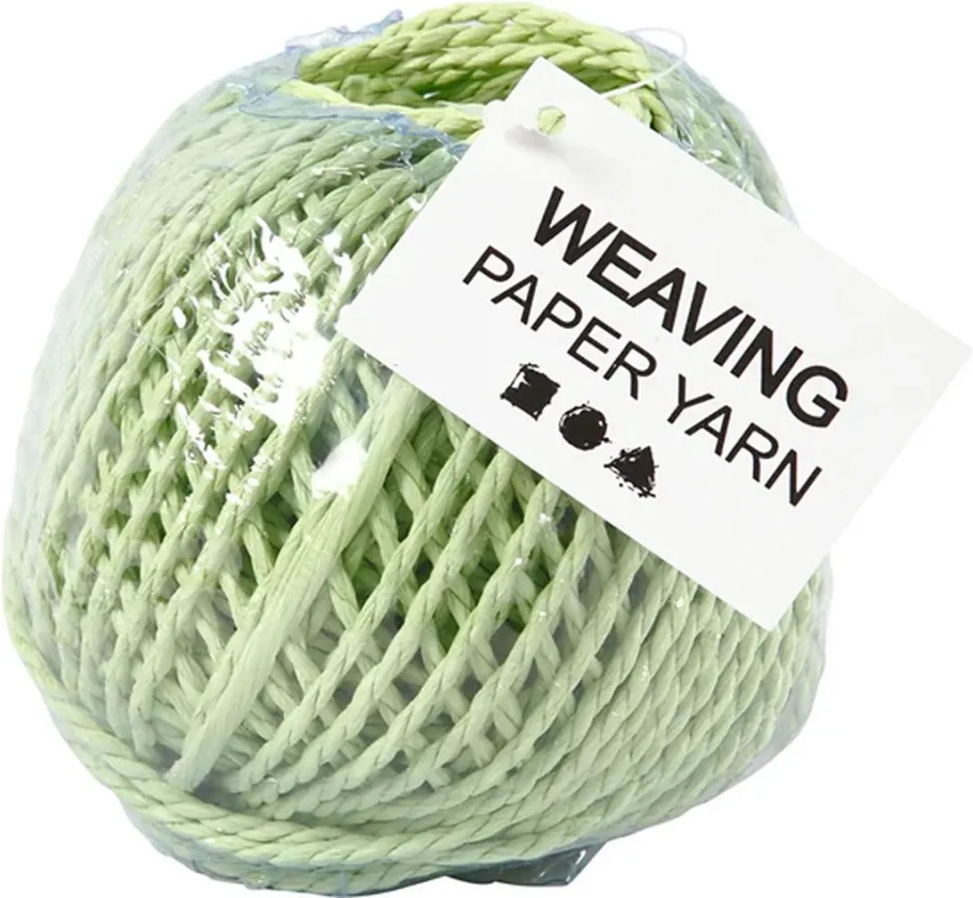Creativ Company Garen Weven Papier 3mm Groen 40m