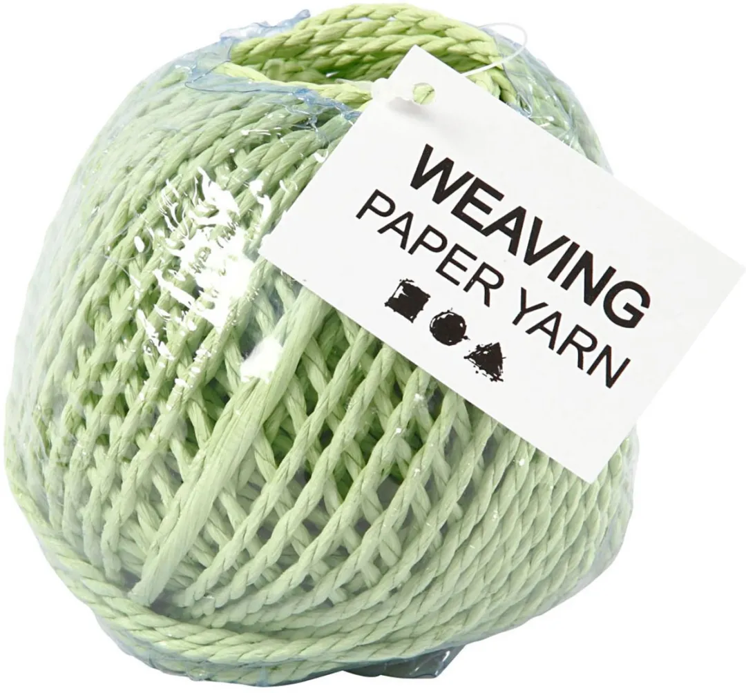 Creativ Company Garen Weven Papier 3mm Groen 40m