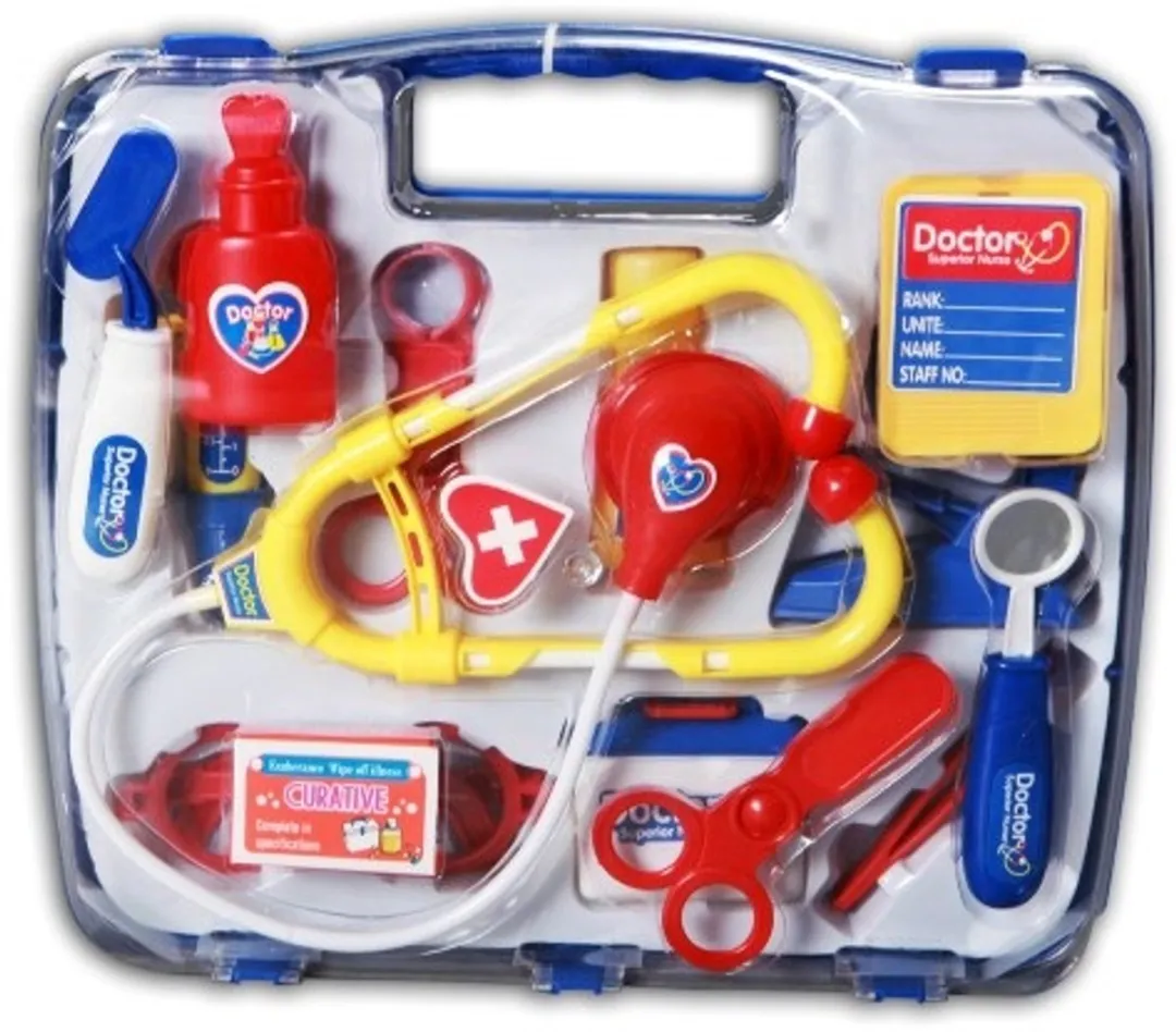 Jonotoys Dokterskoffer 12-delig - Blauw