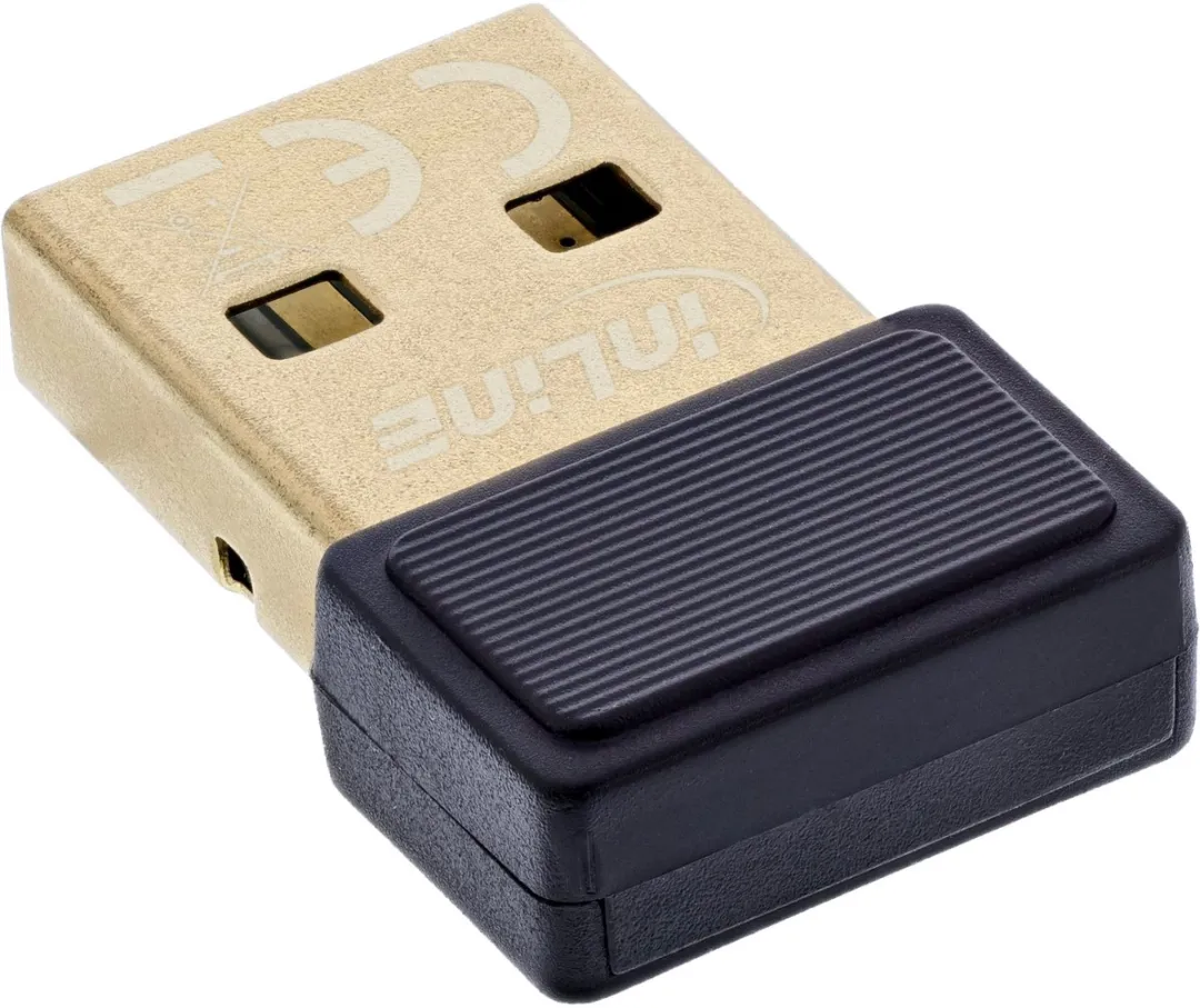 InLine 41322B Bluetooth 5.3 USB-adapter - Zwart