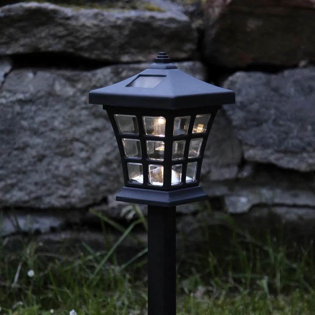 Star Trading Nippon Solar Paalenset 2 Stuks - LED Warm Wit 33cm