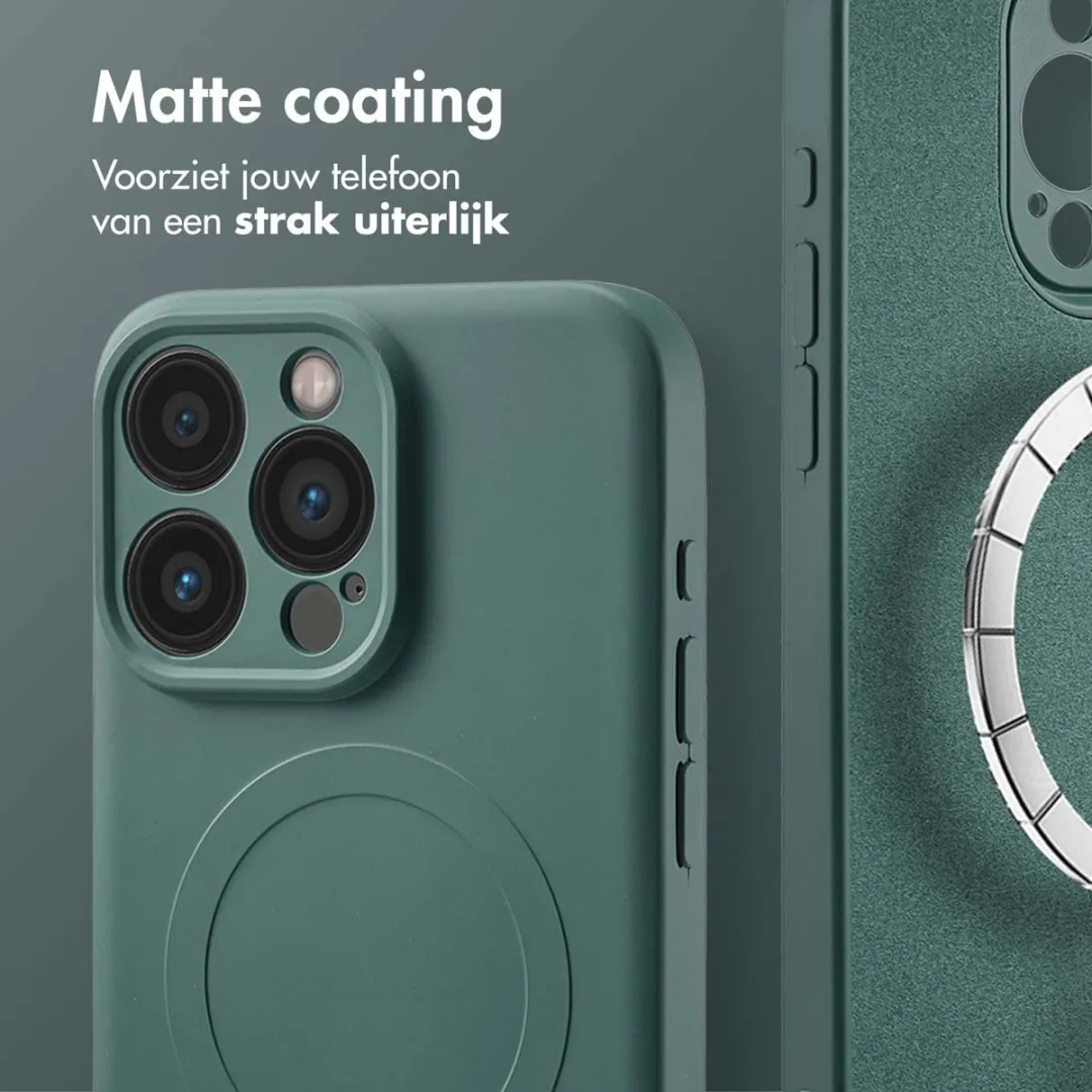 Imoshion Hoesje iPhone 15 Pro Max - Donkergroen MagSafe