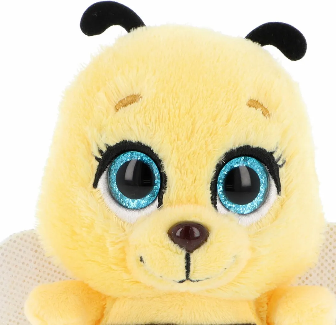 Keel Toys Knuffelbij - Geel/Zwart - 14 cm