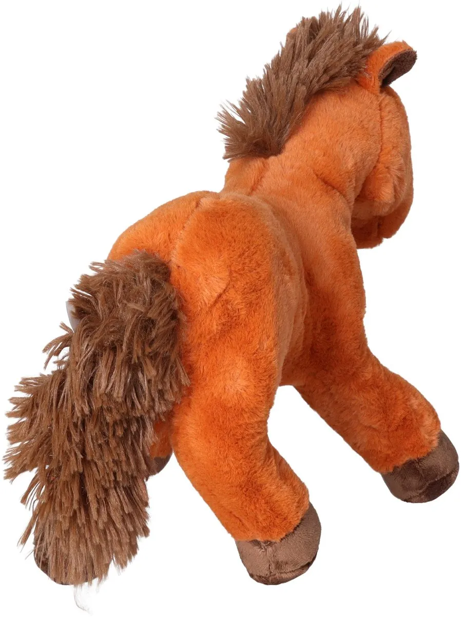 PIA Soft Toys Knuffelpaard Lichtbruin 30cm