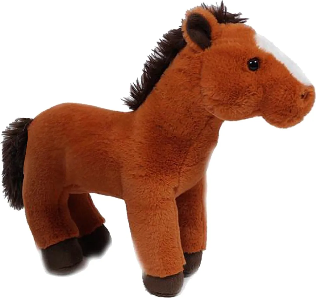 PIA Soft Toys Knuffelpaard Lichtbruin 30cm