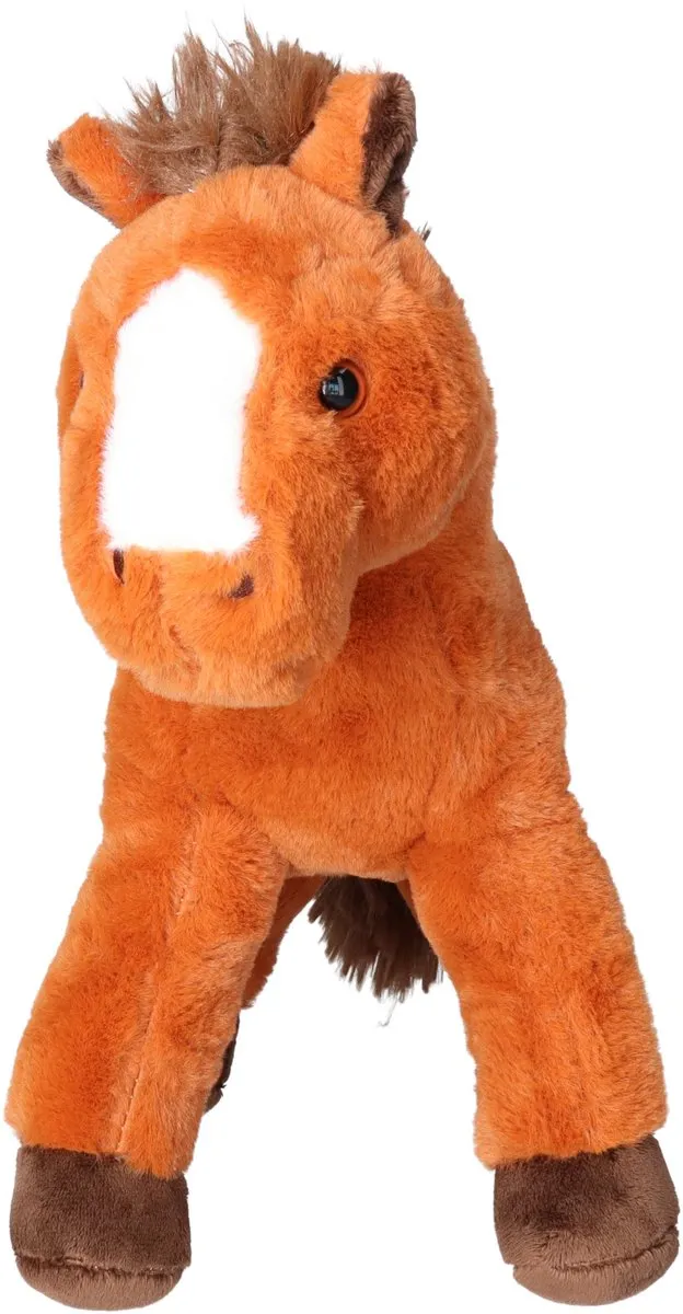 PIA Soft Toys Knuffelpaard Lichtbruin 30cm