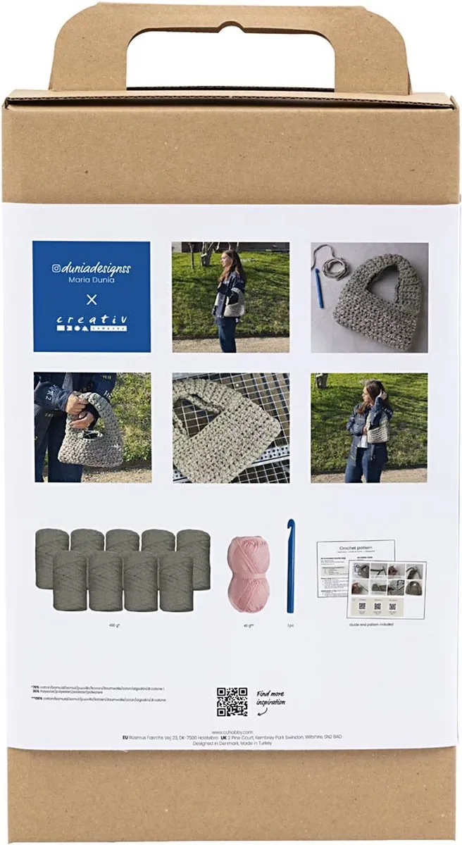 Creativ Company Haken Stoere Tas - Multikleurig