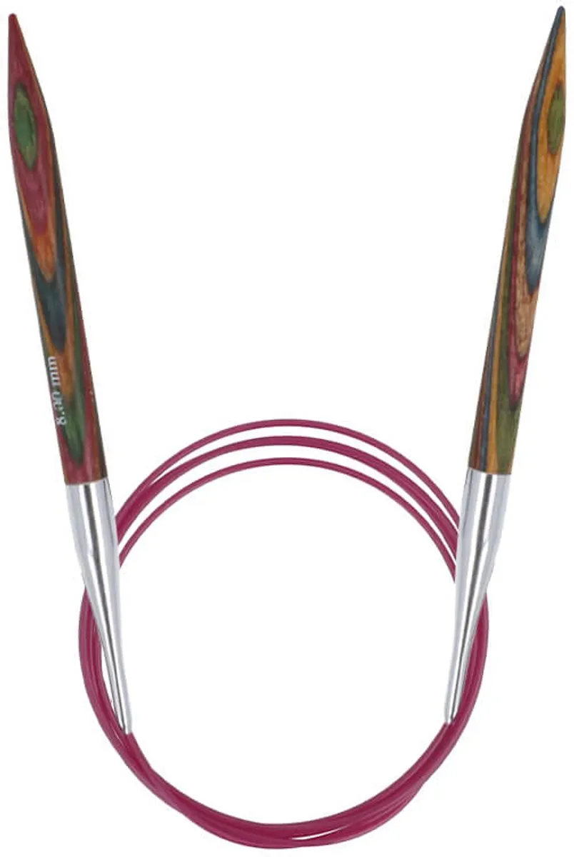 KnitPro Symfonie Rondbreinaalden 120cm 8.00mm - Multikleur
