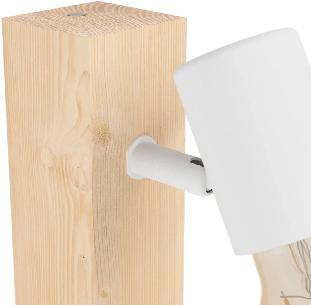 Eglo Townshend 3 Spot E27 - 1 Lichtpunt - Bruin/Wit