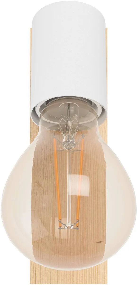 Eglo Townshend 3 Spot E27 - 1 Lichtpunt - Bruin/Wit