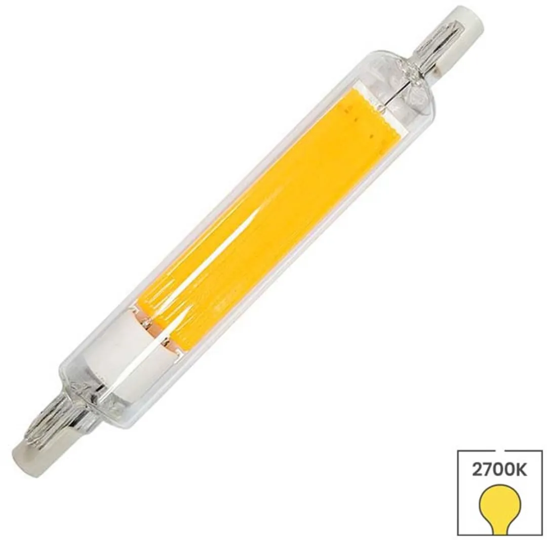 Lybardo - R7s LED staaflamp - 118 mm - 7.5W - 2700K Warmwit Licht