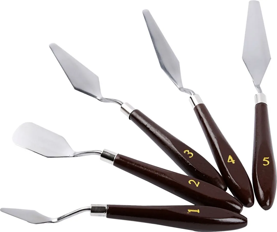 Creativ Company Paletmessen Set - 5 Stuks - Assorti