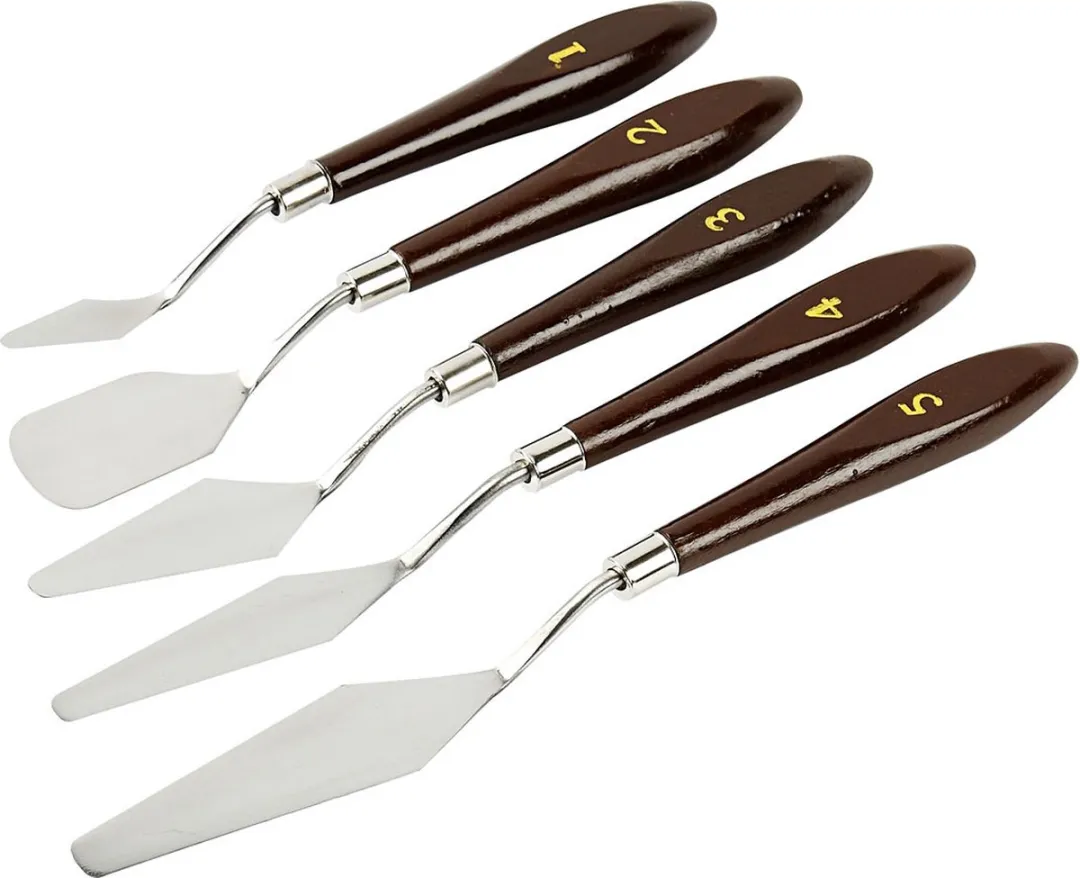 Creativ Company Paletmessen Set - 5 Stuks - Assorti