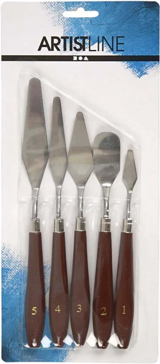 Creativ Company Paletmessen Set - 5 Stuks - Assorti