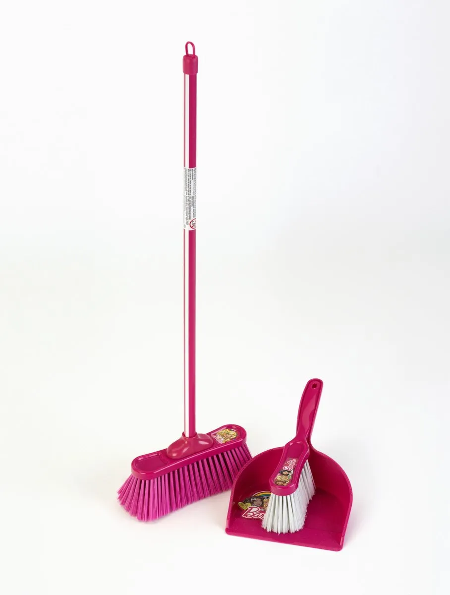 Klein Toys Barbie Veegset - Stoffer, Blik & Bezem - Multicolor