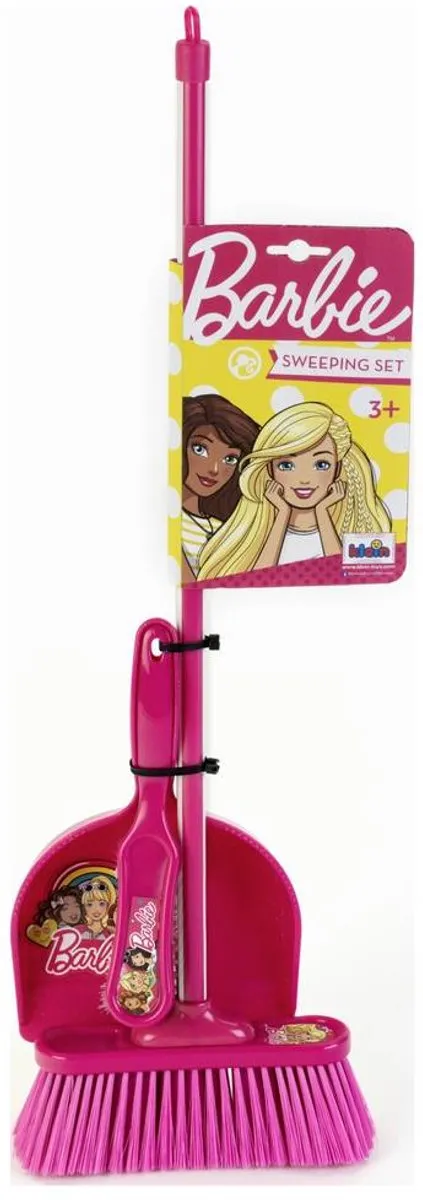 Klein Toys Barbie Veegset - Stoffer, Blik & Bezem - Multicolor