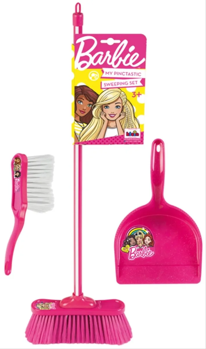Klein Toys Barbie Veegset - Stoffer, Blik & Bezem - Multicolor - afbeelding 6 van 6