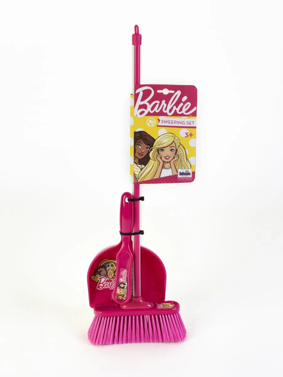 Klein Toys Barbie Veegset - Stoffer, Blik & Bezem - Multicolor