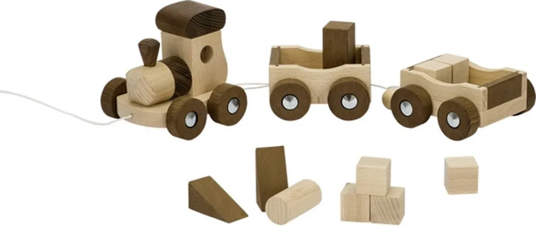 Goki Train Amsterdam - Bruin - afbeelding 6 van 6