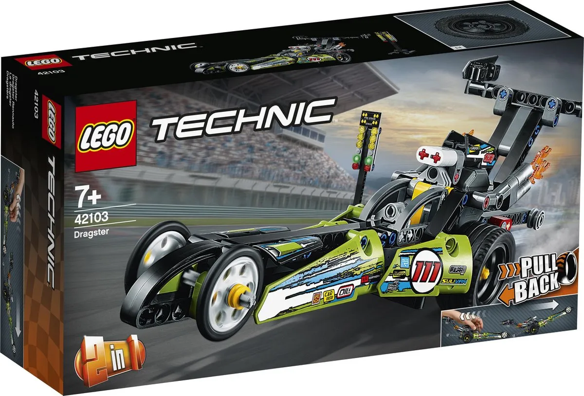 LEGO Technic Dragster 42103 - 225 Stukken