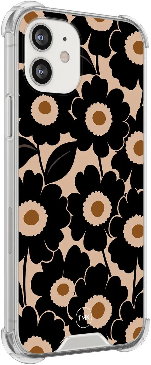 Casevibes iPhone 12 Mini Shockproof Hoesje A/i12m/S/008 - Zwart