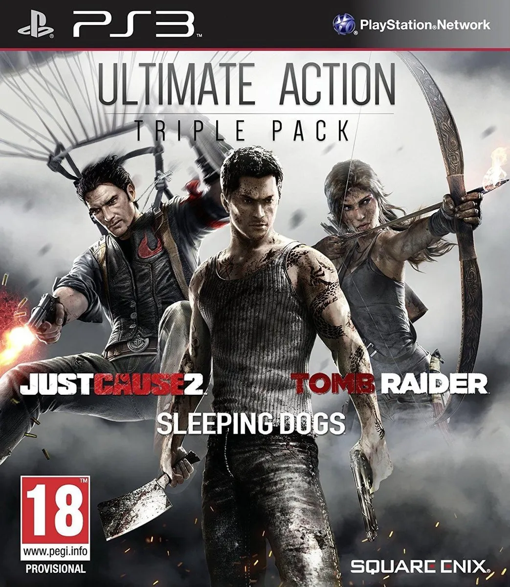 Square Enix Just Cause 2 Sleeping Dogs Tomb Raider Bundle