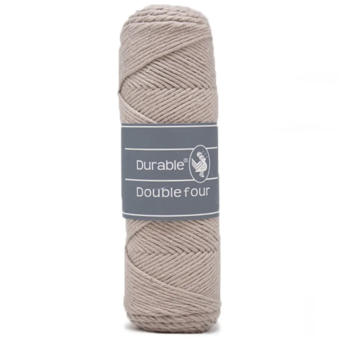 Durable Double Four Katoengaren Taupe - afbeelding 6 van 6