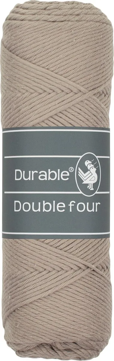 Durable Double Four Katoengaren Taupe