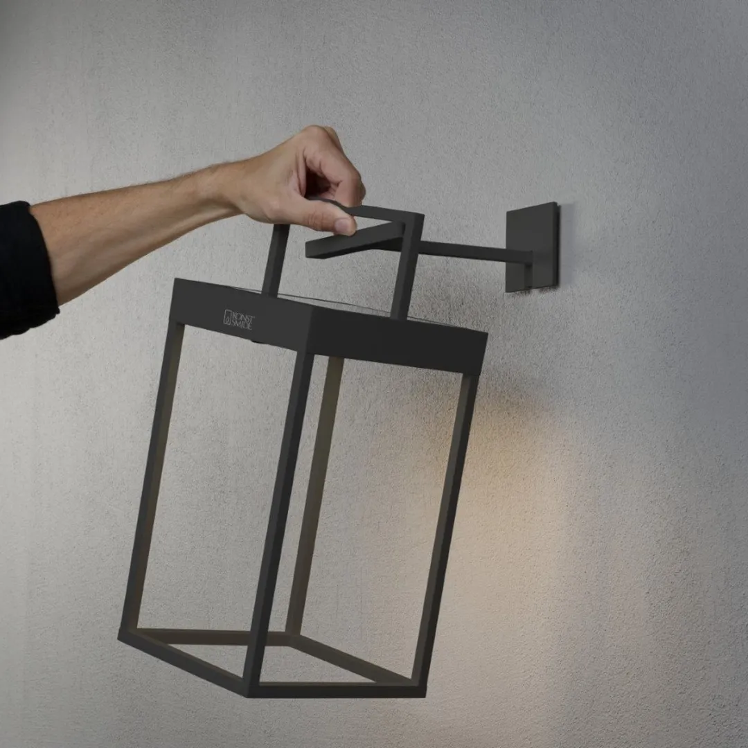 Konstsmide Portofino Tafellamp Buiten Sensor/Solar LED - 2700K/3000K - Zwart - afbeelding 6 van 6
