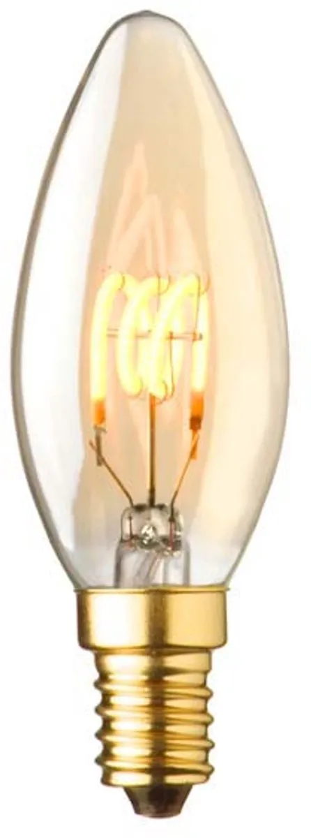 Lybardo - E14 LED Lamp - 8-pack - Kaarslamp - 1.2W - 2000K Extra Warmwit Licht