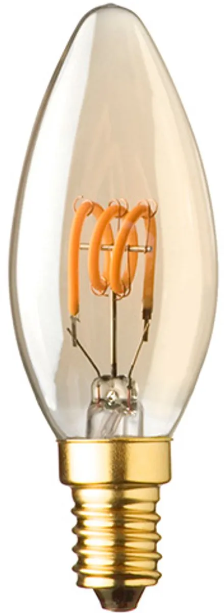 Lybardo E14 LED Kaarslamp 8-pack - 1.2W - 2200K - Amber - afbeelding 6 van 6