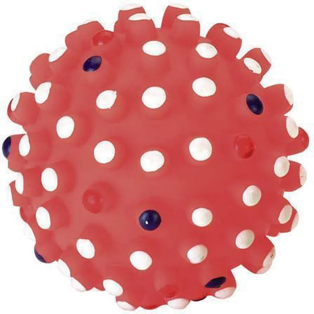 Kerbl Vinyl Speelbal 12cm - Blauw/Wit