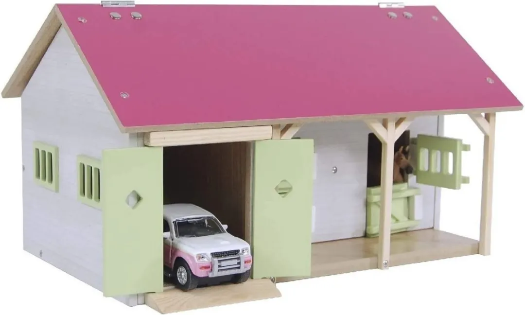 Kids Globe Paardenstal Roze