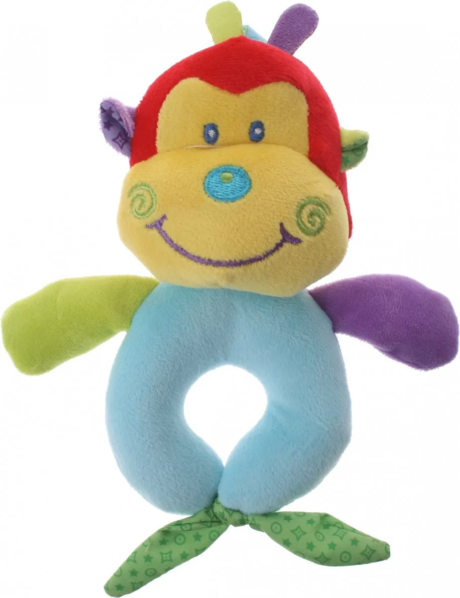 Eddy Toys Pluche Rammelaar Aap
