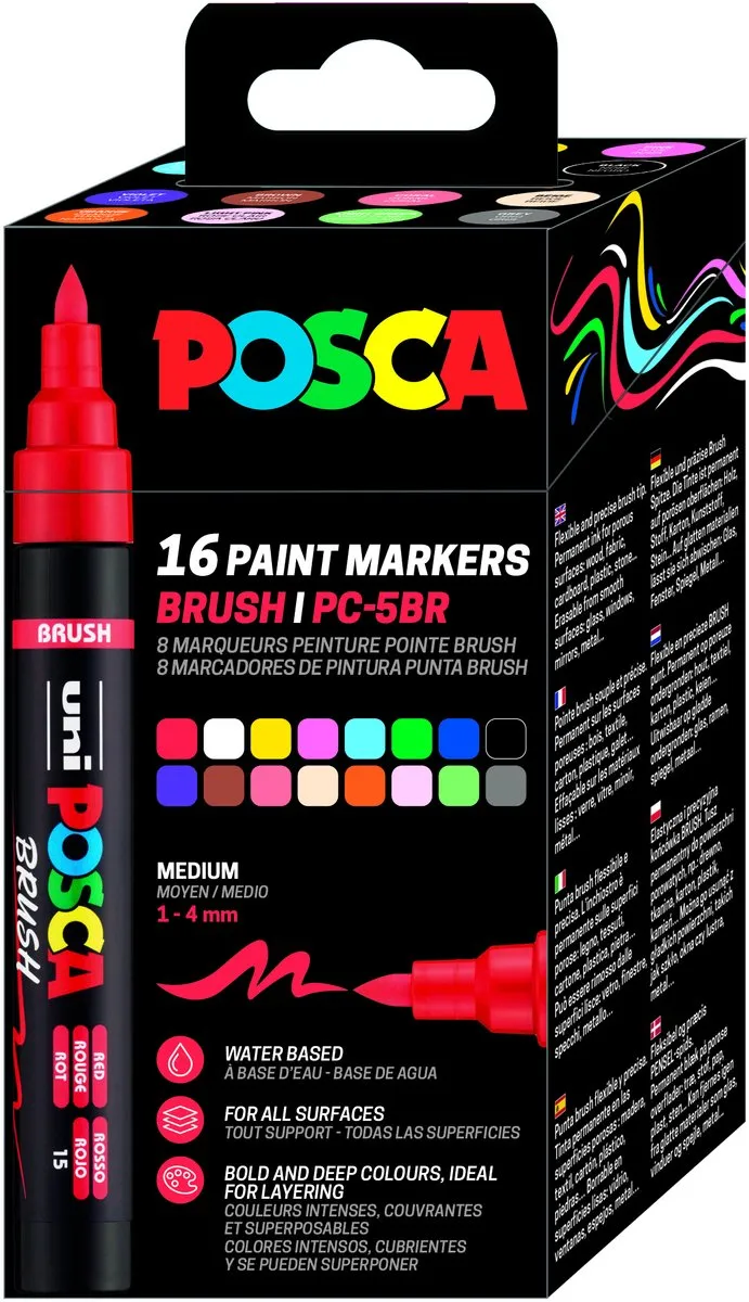 Posca PC-5BR Brushpunt Paintmarker