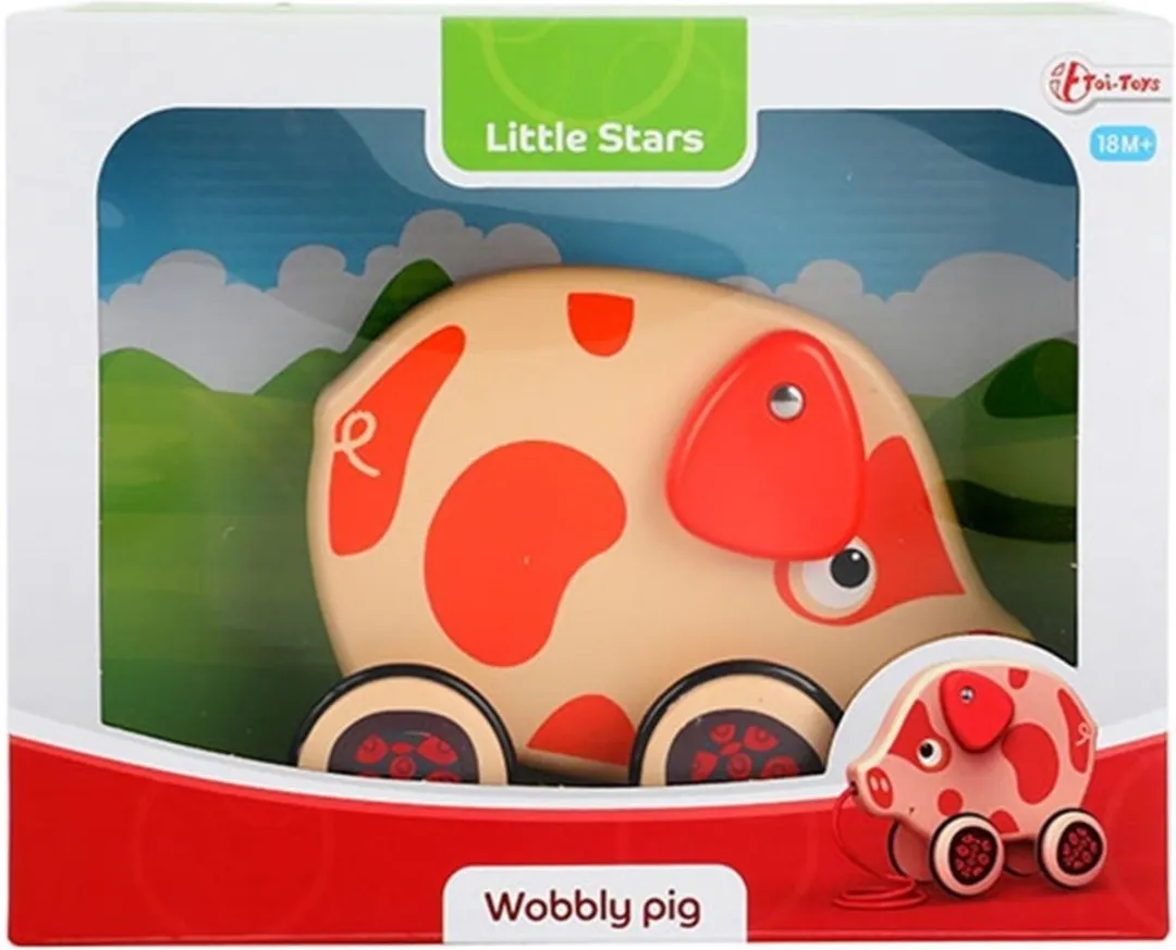 Toi-Toys Wiebel Varken - Oranje