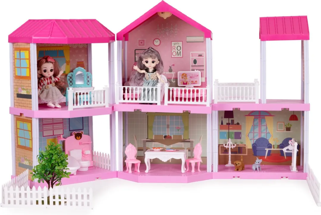 ECOTOYS Poppenhuis Meubels