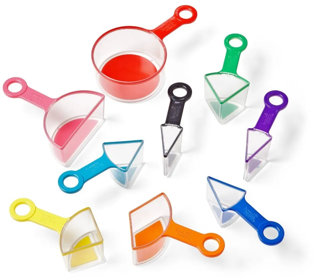 Learning Resources Rainbow Fraction Maatbekers Set 9 Stuks - Multicolor