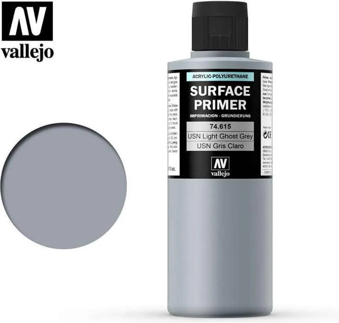 Vallejo Hobbyverf Acryl USN Light Ghost Grey 200ml
