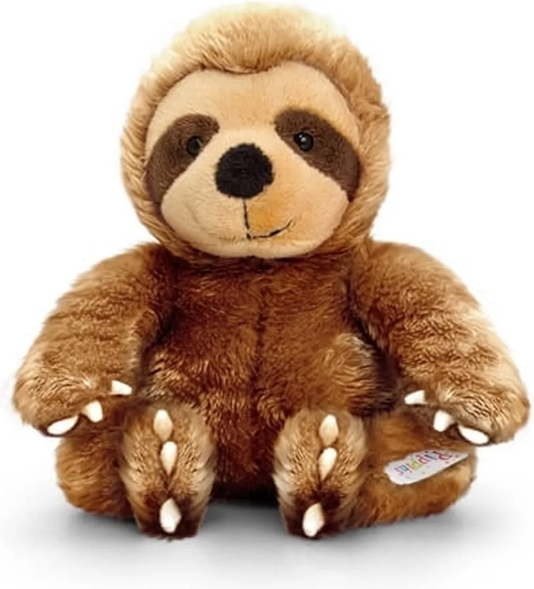 Keel Toys Pluche Luiaard Knuffel 14cm - Bruin