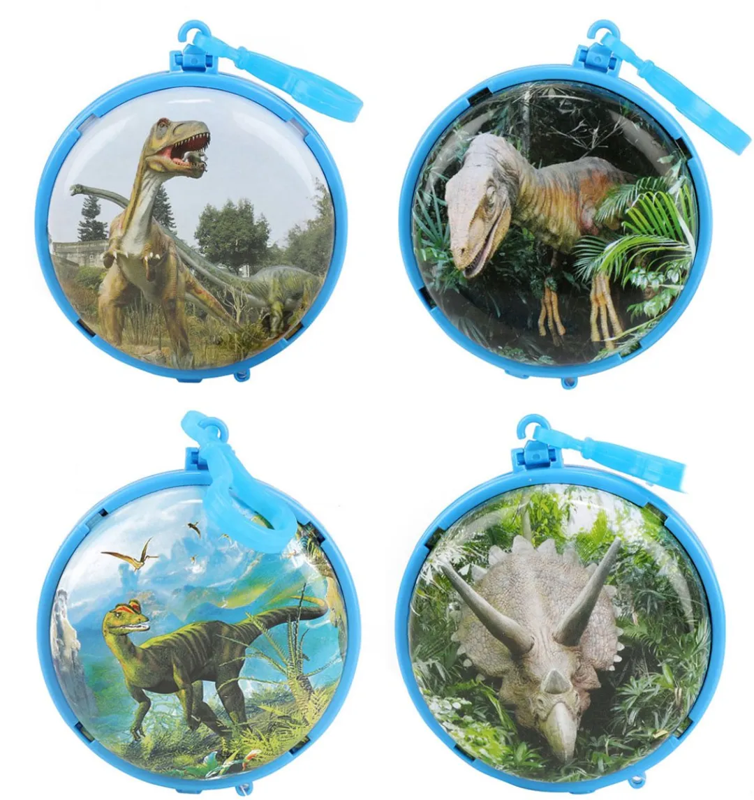 Toi-Toys Dinosaurus Portemonnee Sleutelhanger - Groen