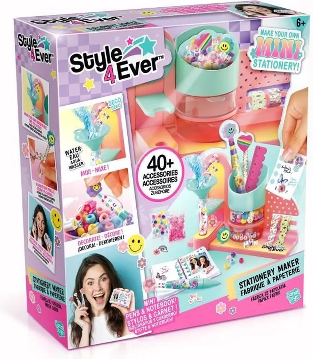 Canal Toys OFG323 Mini DIY Potloden & Notitieboekje - 4 Stuks - afbeelding 6 van 6