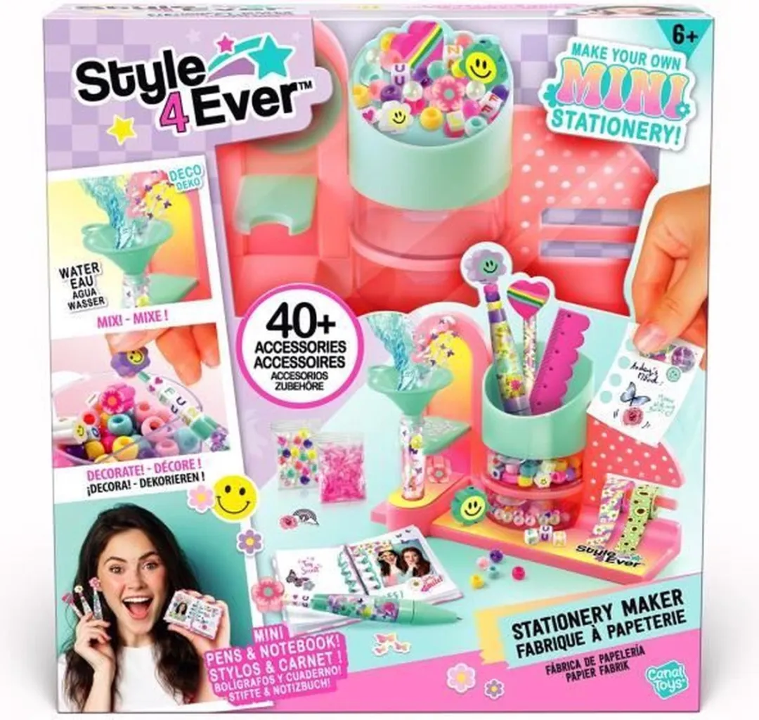 Canal Toys OFG323 Mini DIY Potloden & Notitieboekje - 4 Stuks