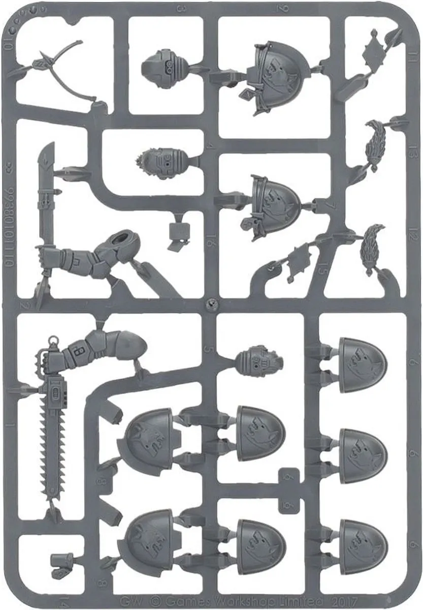 Games Workshop Warhammer 40.000 Space Wolves Hounds Of Morkai - 135 Onderdelen