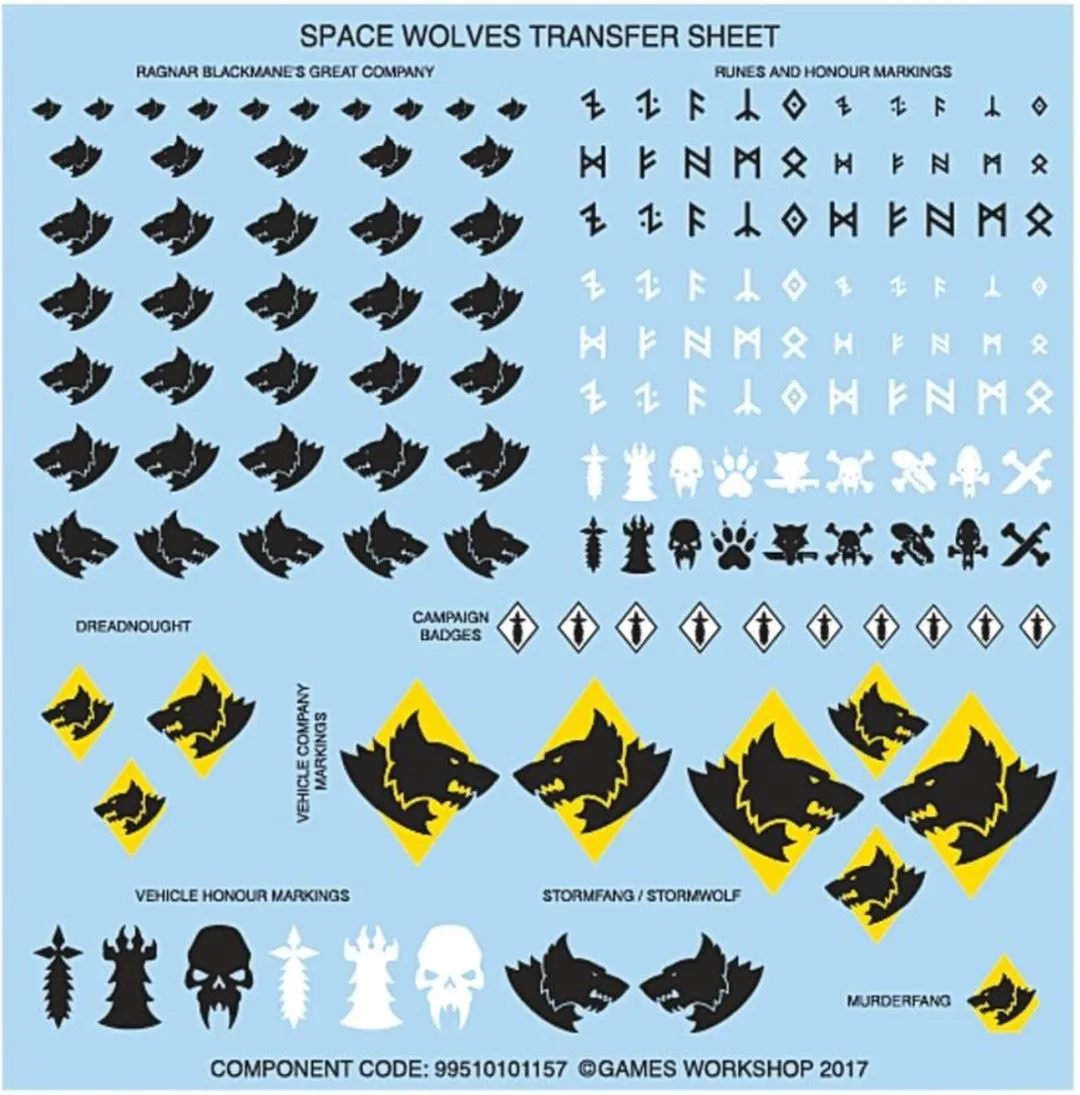 Games Workshop Warhammer 40.000 Space Wolves Hounds Of Morkai - 135 Onderdelen - afbeelding 6 van 6