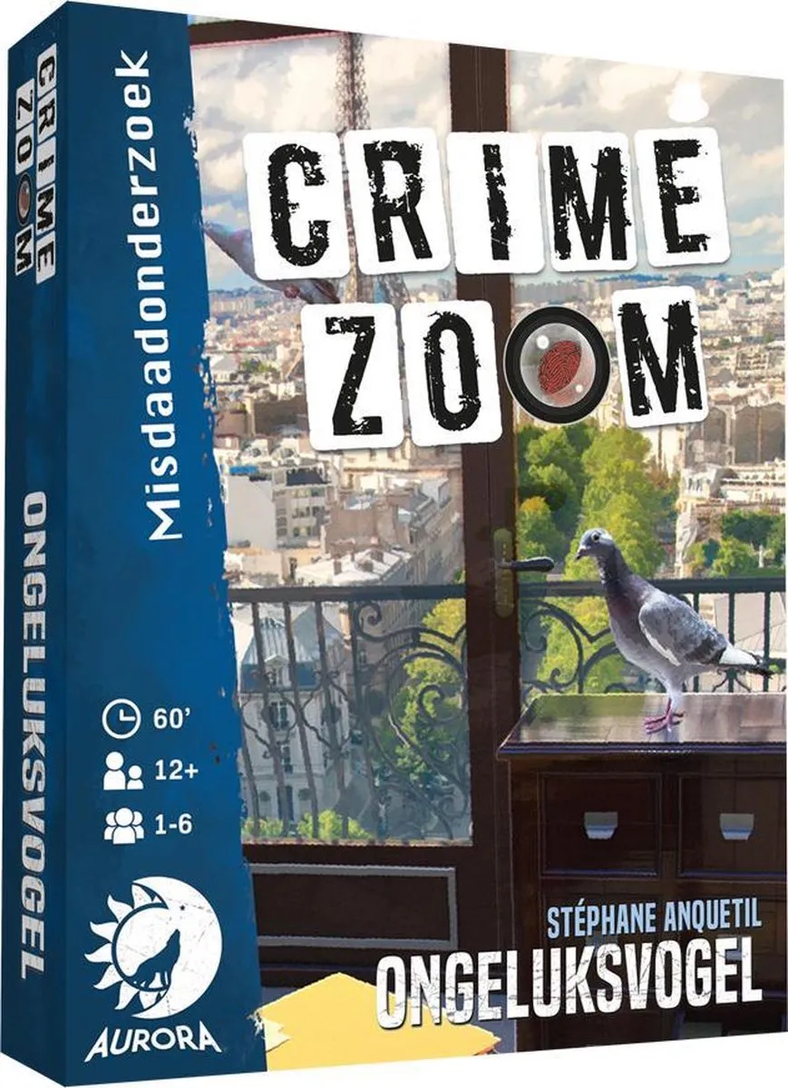Lucky Duck Games Crime Zoom Case 'Ongeluksvogel' Kaartspel - 6 Spelers