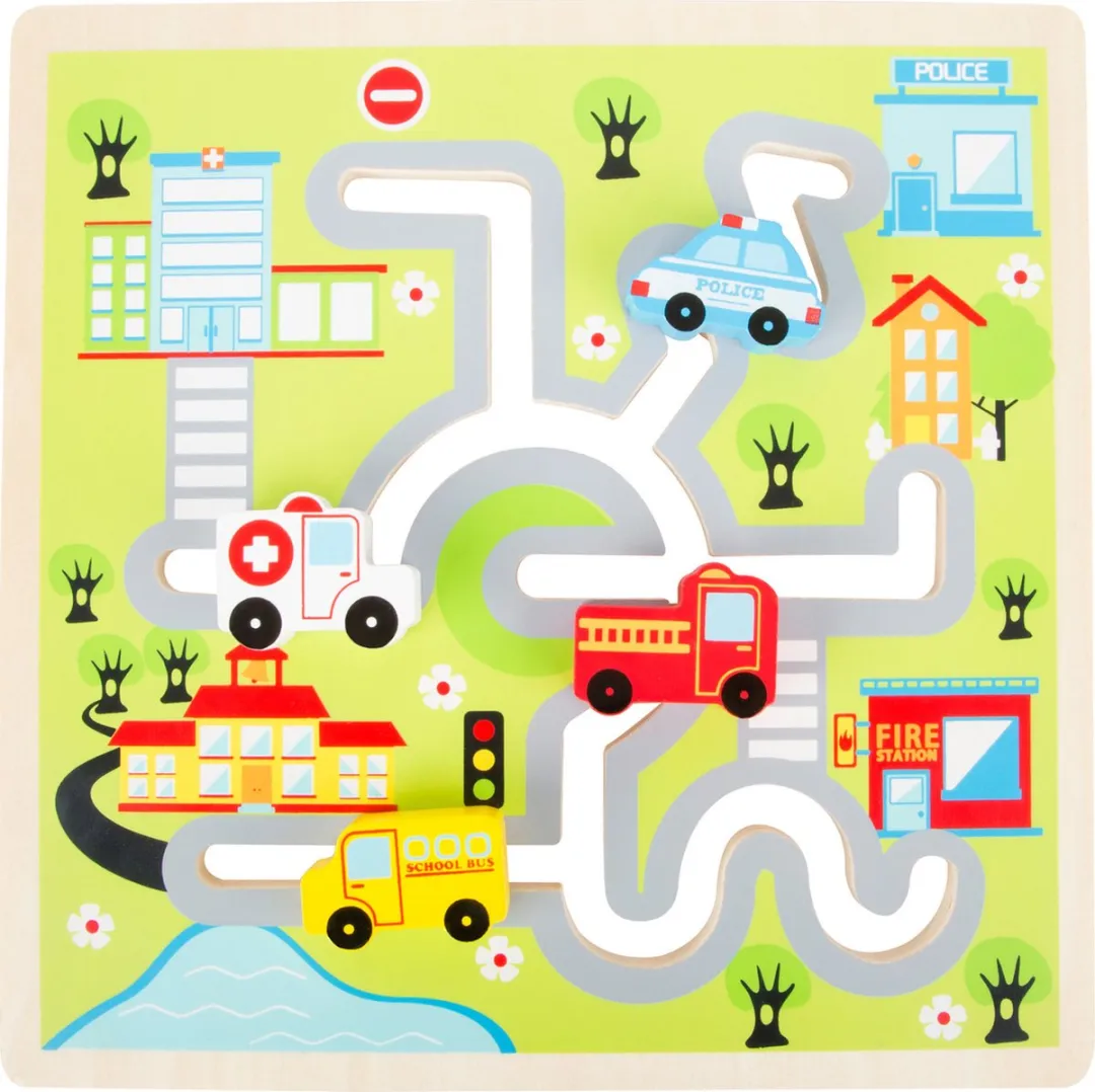 Small Foot City Row Puzzel