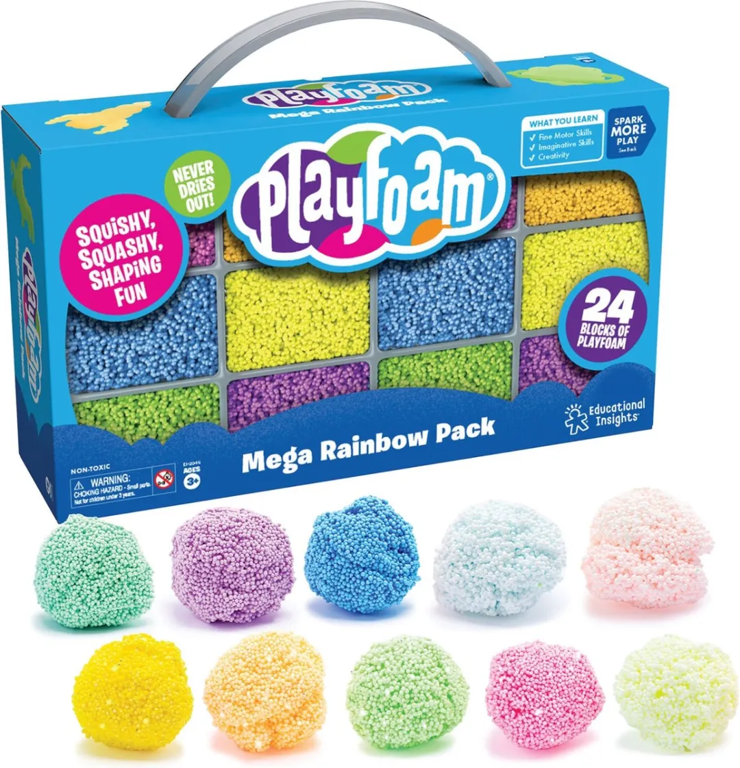 Learning Resources Playfoam Mega Rainbow Pack